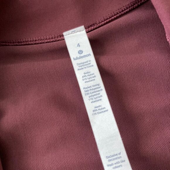 LULULEMON Define Jacket Special Edition Luxtreme Redwood Pleated Size 4 VEUC - Picture 11 of 13